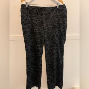 Wide Leg Vintage Y2K Lace Pattern Pants